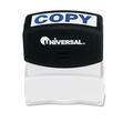 Universal Battery Universal One-Color Message Stamp Copy Pre-Inked/Re-Inkable Blue 10047